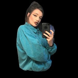 🦋🧥Perfect Vintage Ralph Lauren 80s Bomber Jacket with Button Collar